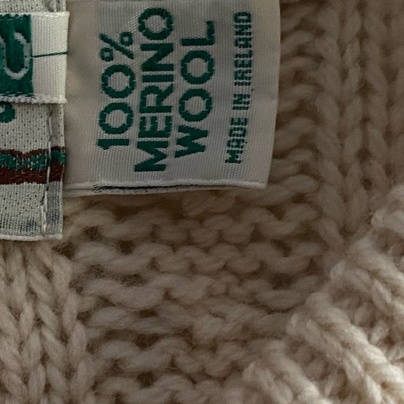 Aran Crafts Wool Cardigan Sweater - Picture 5 of 9